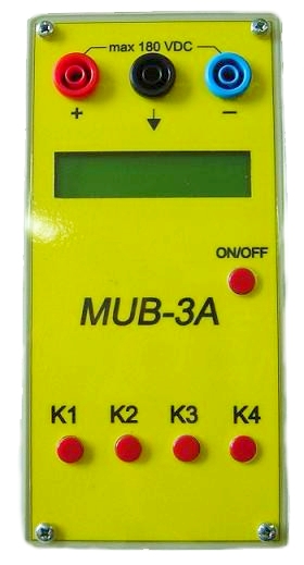 Miernik upływności baterii - MUB-3A